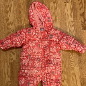 Columbia 6-12 month winter bunting